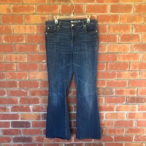 GAP 1969 High Rise Flare Jeans - Dark Blue - Size 16
